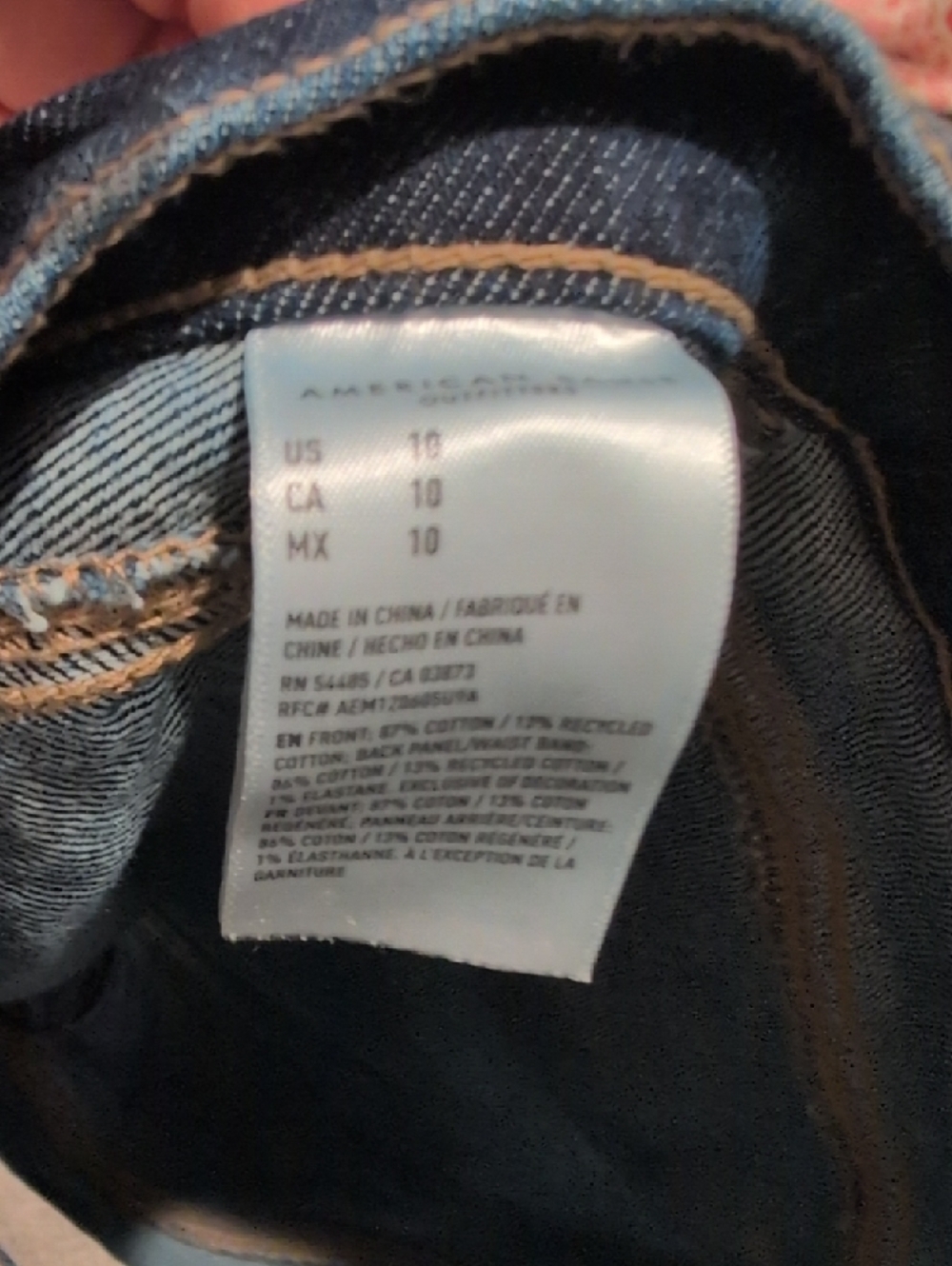 American Eagle Outfitters Dark Indigo Denim Shorts - Picture 4 of 4